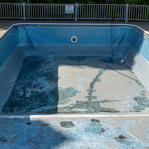 pool liner replacement before